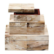 Boxes for bathroom counter