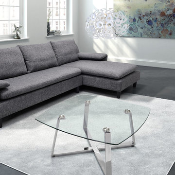 Lemon Drop Square Coffee Table by Zuo Modern