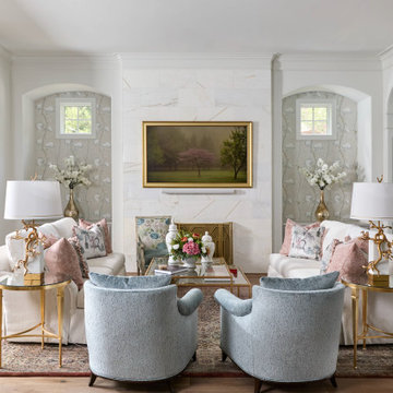 Updated Traditional Family Room
