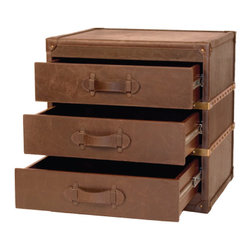 Steamer Trunk End Table - Nightstands And Bedside Tables