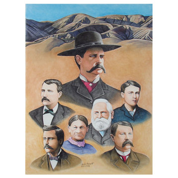 Mike Bennett Wyatt Earp Family Art Print, 9"x12"