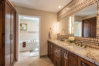 Example of a trendy bathroom design in Phoenix