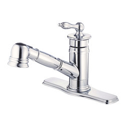 Danze Prince&trade; Single Handle Pull-Out Kitchen Faucet - Kitchen Faucets