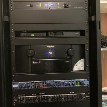 Custom Home Theater Equipment Rack, by Audio/Video Systems Integration, Inc