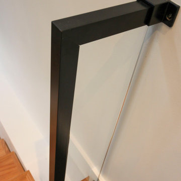 Project #98 | Modern Mono-beam Staircase with Glass Railing