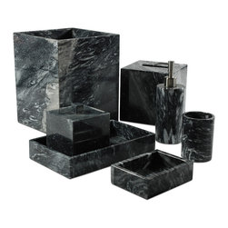 Palazzo Black Bathroom Set - Products