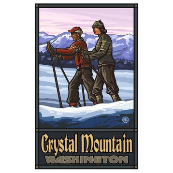 Paul A. Lanquist Crystal Mountain Washington Cross Art Print, 12"x18"
