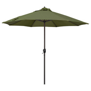Abba Patio 9 Table Umbrella With Push Button Tilt And Crank Contemporary Outdoor Umbrellas By Appearances International