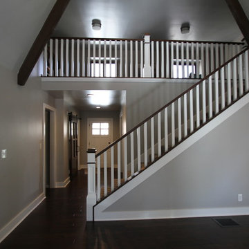 Great Room Staircase to Loft, Prairie Village, Kansas