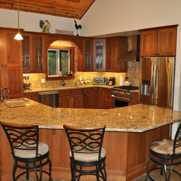 Stunning Quartersawn Oak Kitchen