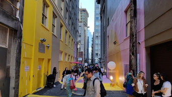 Downtown Vancouver's Pink Laneway