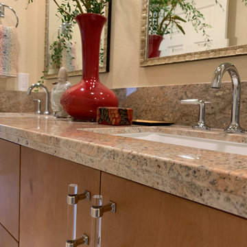 Stunning Glass Pulls Coordinate w/Faucet Style
