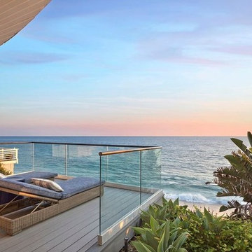 Frame less glass railing
