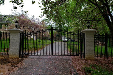 Gated Driveway By A-1 Fencing