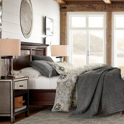 HUDSON BED & HEADBOARD - Sleigh Beds