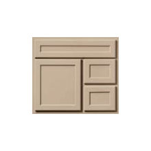 Contemporary Beige Beachy Master Bath