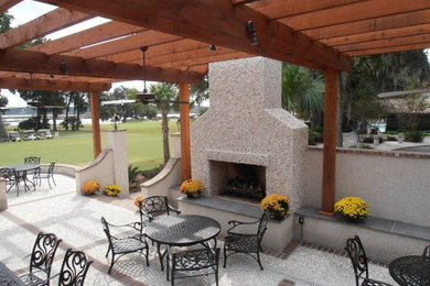 Example of a classic patio design in Other