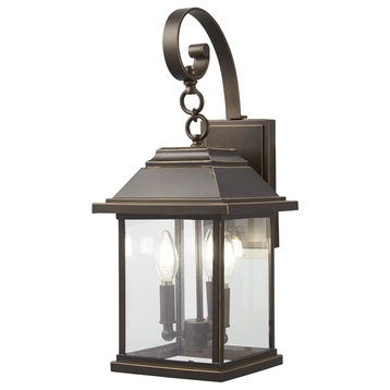 Minka Lavery Mariner's Pointe 3-Light Outdoor Wall Mount, Oil Rubbed Bronze