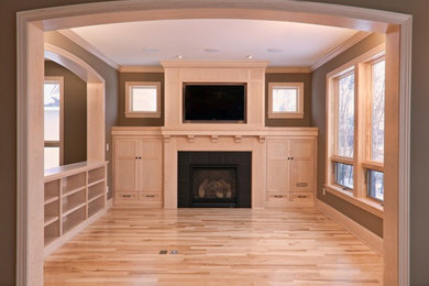Family room - traditional family room idea in Minneapolis
