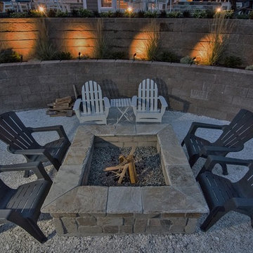 square fire pit