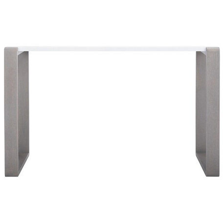 Safavieh Bartholomew Lacquer Console Table, Gray