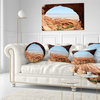 Huge Arch into Rocky Terrains Landscape Printed Throw Pillow, 12"x20"