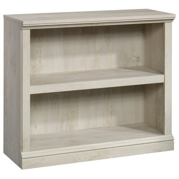 Sauder Engineered Wood 2 Shelf Bookcase in Chalked Chestnut Finish