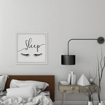 "Sleep" Framed Painting Print