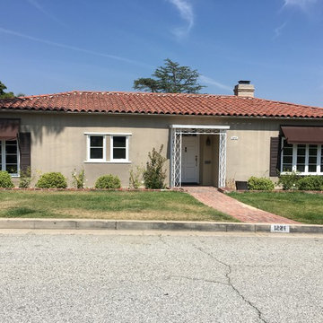 Vinyl Tuscany Milgard Installed in Custom Glendale House DRB APPROVED