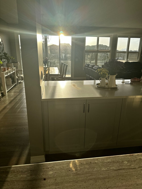 dull spot on quartz from magic eraser