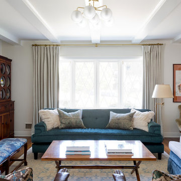 Santa Monica Eclectic Artistic Living Room