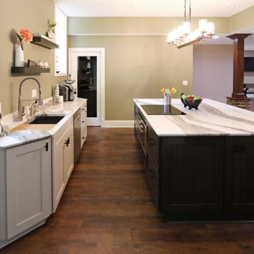 Basement Remodel with Kitchen, Theater Room, Popcorn Snack Bar and Bathroom