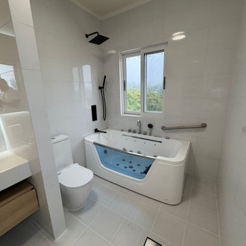 Master Bathroom Jacuzzi Tub & Shower System Detail Effect