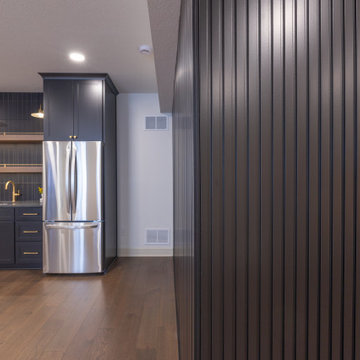 Playful, Modern Basement Designed for Family Living