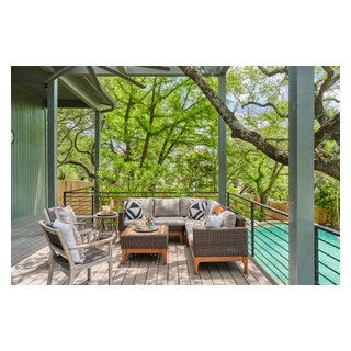 Barton Creek Family Room & Outdoor Living - Contemporary - Deck ...