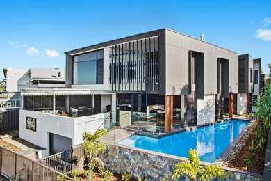 Trendy exterior home photo in Sunshine Coast
