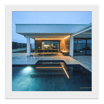 Villa in stile chalet moderno