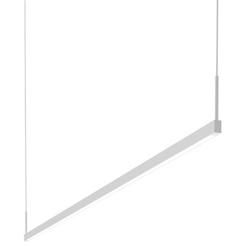 Thin-Line 6' One-Sided LED Pendant 2700K, Satin White