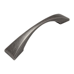 Cosmas - Cosmas 6263FB Cabinet Pull, 3-3/4" Hole Centers, Set of 5, Weathered Nickel - Cabinet And Drawer Handle Pulls