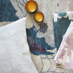 Up For Anything - cloud 18"x18" pillow - Upholstery Fabric