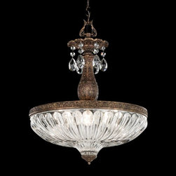 Lovely 20 Pendant Light by Schonbek Milano in Crystal Traditional style - Lighting
