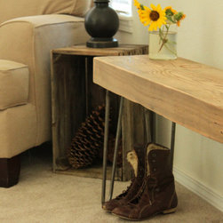 Solid Wood Beam Bench 6' - Dining Benches