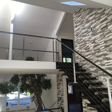 Stainless steel railings, cable railings and glass railings