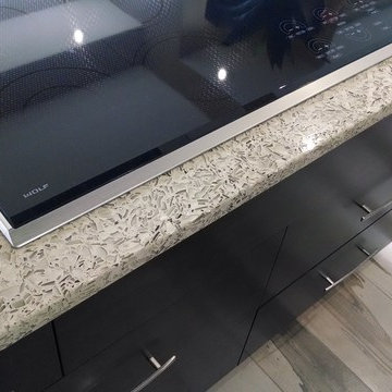 St. Pete Beach Espresso Recycled Glass Kitchen