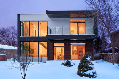 Inspiration for a modern exterior home remodel in Toronto