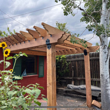 Patios, pergolas, xeriscaping and fence projects