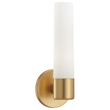 Kovacs P5041 Saber 1 Light 4-3/4"W Bathroom Sconce - Honey Gold