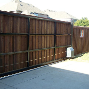 Rear View Automatic Sliding Gate
