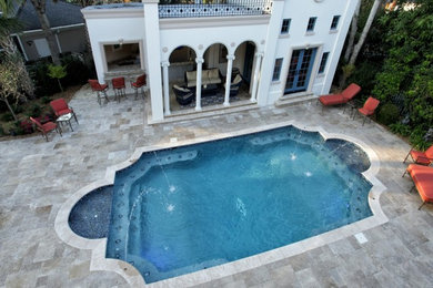Pool - mediterranean pool idea in Tampa