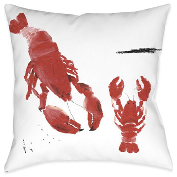 Oh Lobster Indoor Pillow, 18"x18"